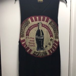 Coca Cola graphic muscle tee